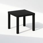 Furinno CLASSIC Coffee Table, Modern Rectangle Coffee Table with 1.8" Triple Thick Tabletop, Side Table, Toolless Assembly, for Living Room, Home Office, Black