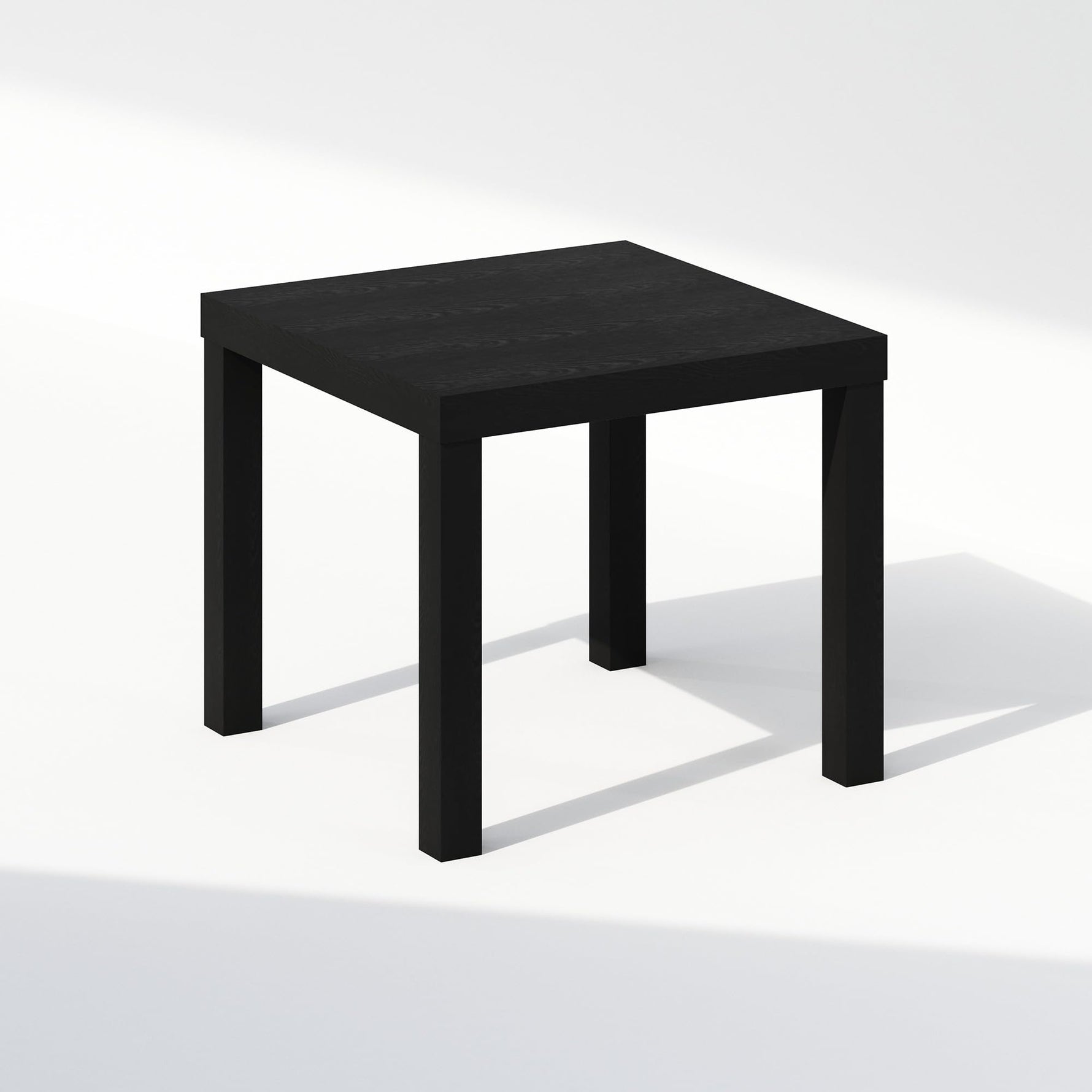 Furinno CLASSIC Coffee Table, Modern Rectangle Coffee Table with 1.8" Triple Thick Tabletop, Side Table, Toolless Assembly, for Living Room, Home Office, Black