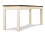 Signature Design by Ashley Whitesburg Cottage Rectangular Dining Bench, Brown & Antique White