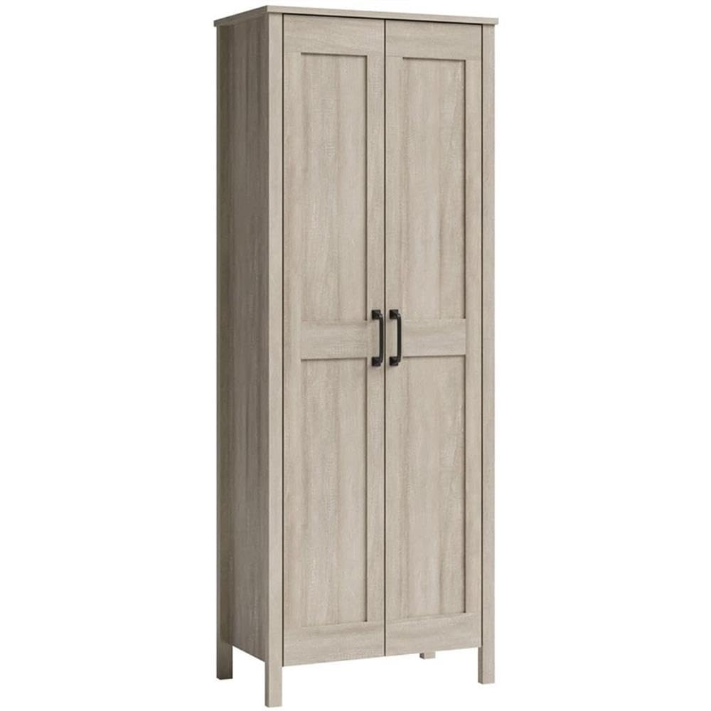 Sauder Miscellaneous Storage, Two-Door Storage Cabinet, in Spring Maple Finish