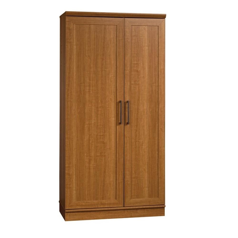 Sauder HomePlus Kitchen Storage Pantry Cabinet with Swing Door Storage and Adjustable Shelves, in Soft White finish