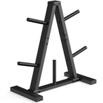 Weight Plate Rack, Weight Tree, Home Gym Storage Stand, Holds 300 lbs