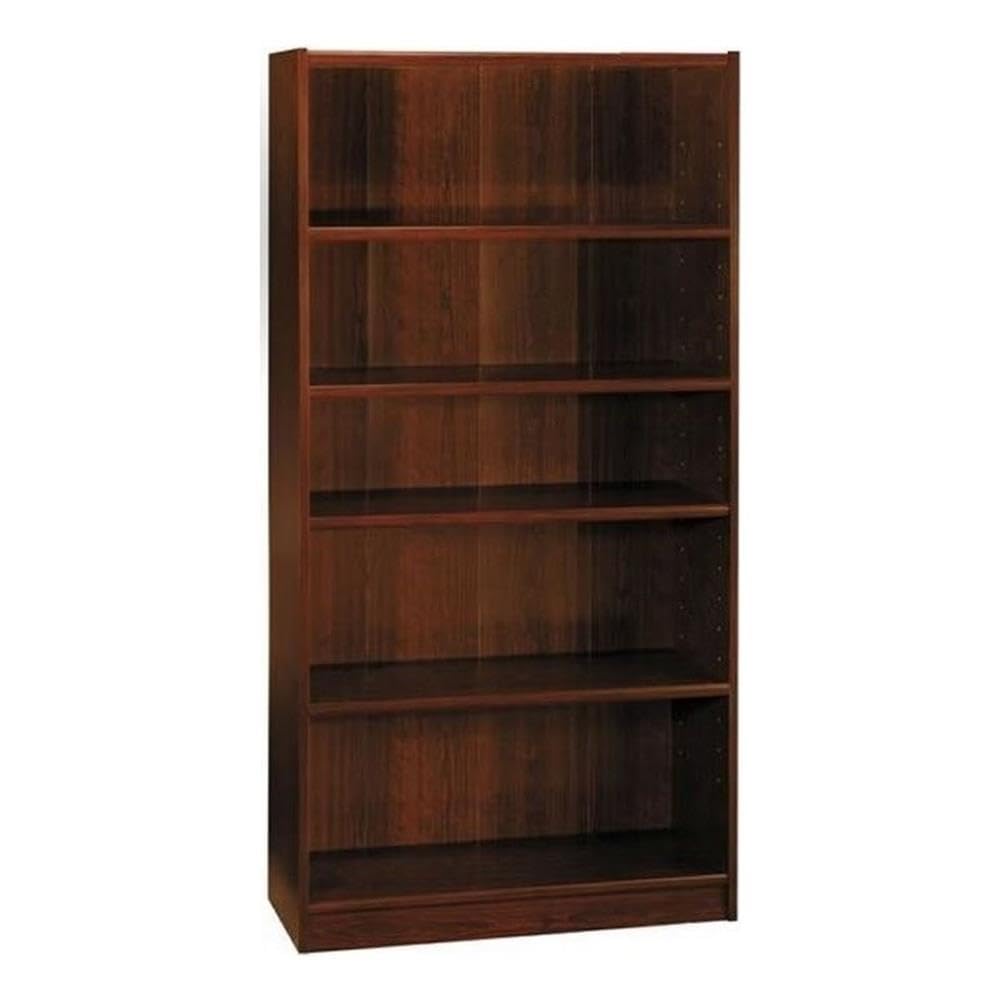 Bush Home Universal Small 2 Shelf Bookcase in Black, Low Storage and Display Bookshelf for Home Office or Living Room Organization