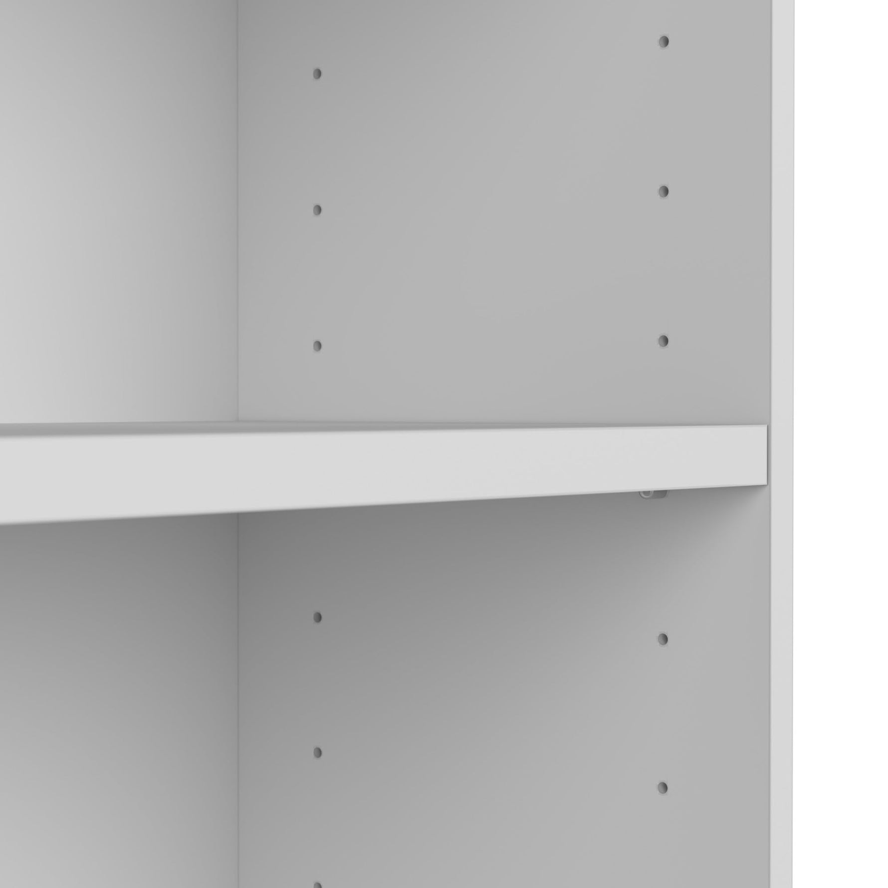 Bush Home Universal Small 2 Shelf Bookcase in Black, Low Storage and Display Bookshelf for Home Office or Living Room Organization