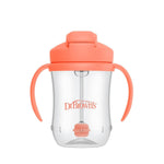 Dr. Brown's Milestones Baby's First Straw Cup, Training Cup with Weighted Straw, 9 oz/270 mL, BPA-free, 6m+, Dark Blue, 1-Pack