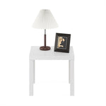 Furinno Classic Homey Square Parsons Side End Table, 1-Pack, Black