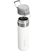 Stanley Quick Flip GO Water Bottle 24 oz | Push Button Lid | Leakproof and Packable for Travel and Sports | Insulated Stainless Steel | BPA-Free | Polar