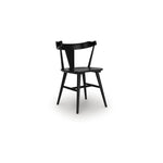 Signature Design by Ashley Mid Century Centiar 18.75" Dining Bucket Chair, 2 Count, Black and Brown