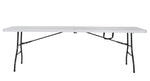 COSCO 6 ft. Fold-in-Half Banquet Table w/Handle, Black