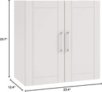 SystemBuild Callahan 24" Wall Cabinet, White