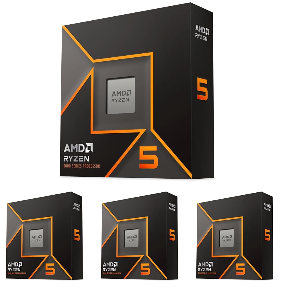 AMD Ryzen™ 5 9600X 6-Core, 12-Thread Unlocked Desktop Processor