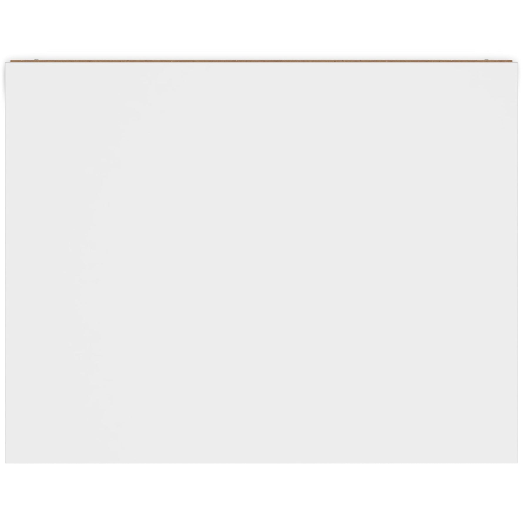 Signature Design by Ashley Onita Modern Nightstand with 2 Smooth-Gliding Drawers, Bedroom Night Stand for Bedside Storage, Hardware-Free, Wood, Solid White Finish