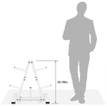 Weight Plate Rack, Weight Tree, Home Gym Storage Stand, Holds 300 lbs