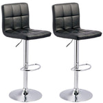 Signature Design by Ashley Centiar 24" Counter Height Modern Bucket Barstool, 2 Count, Black