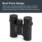 Celestron - Outland X 10x25 Binoculars – Ideal for Birding and Outdoors – 25mm Objective Lenses – 6.2° Field of View – BaK-4 Prisms – Multi-Coated – Waterproof and Fogproof