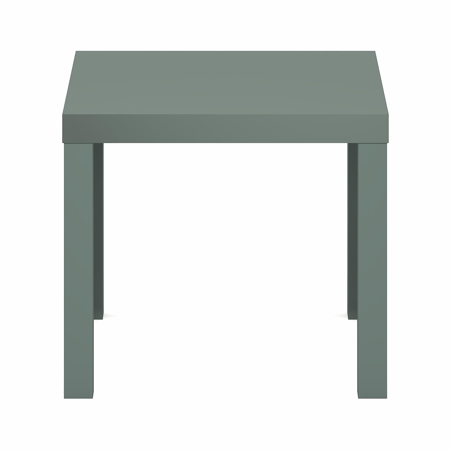 Furinno Classic Homey Square Parsons Side End Table, 1-Pack, Black