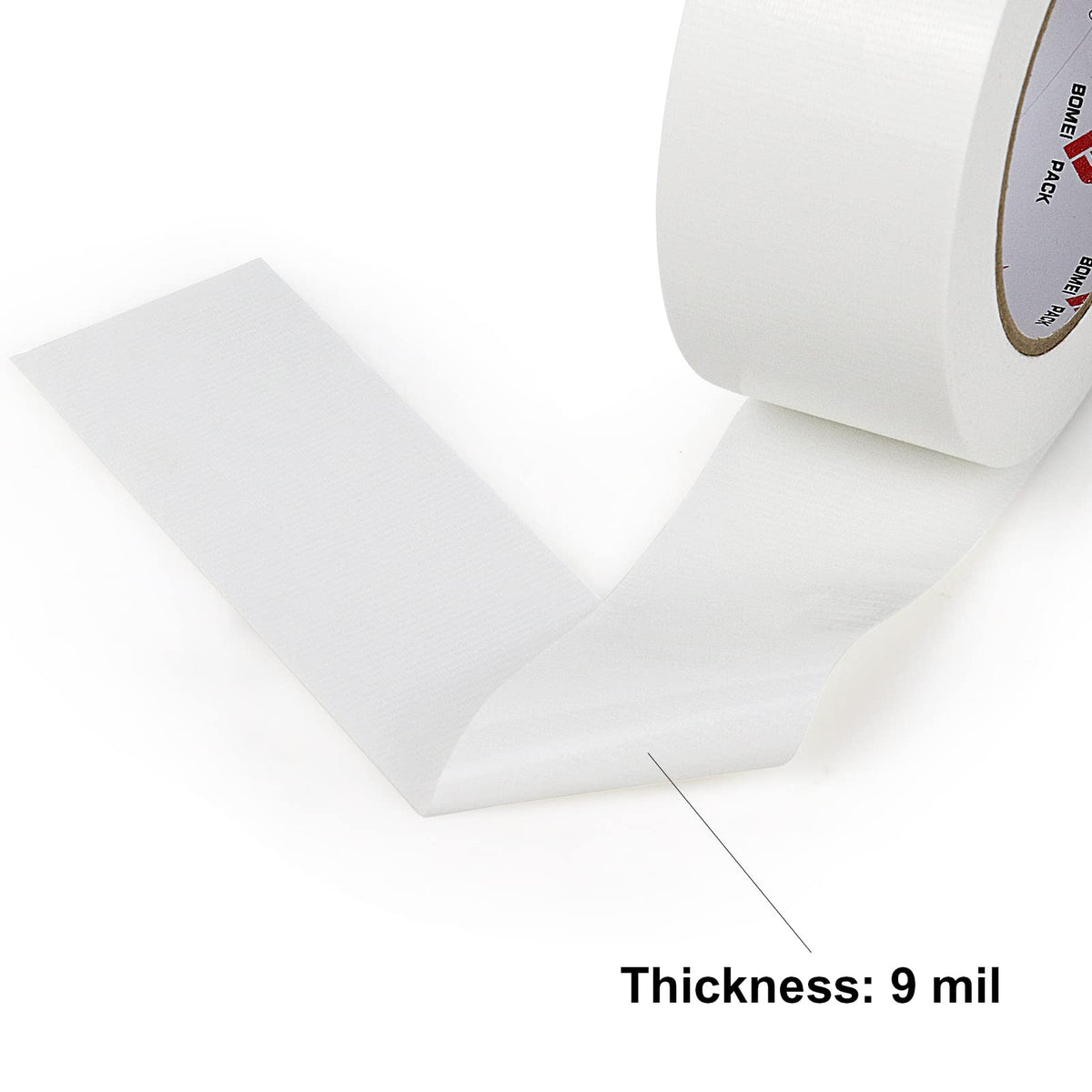 2 Pack Duct Tape Heavy Duty,9 Mil Thickness,2 Inches x 30 Yards,Strong Industrial Strength,Flexible,No Residue,Waterproof and Tear by Hand,Multi-Use for Indoor & Outdoor Repairs(Black)