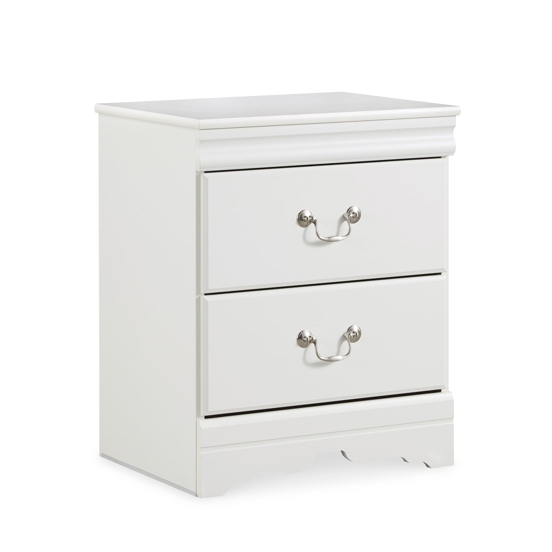 Signature Design by Ashley Alisdair Traditional 2 Drawer Nightstand, 23.75" Tall, Dark Brown