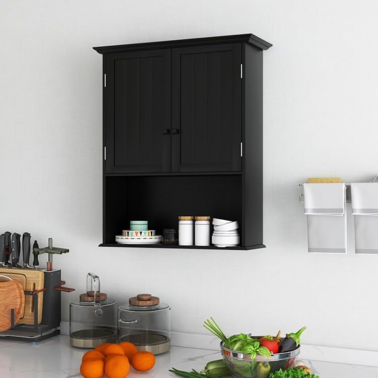 28" H x 23.5" W Wall Mount Medicine Cabinets with Adjustable Shelf and 2-Door for Bathroom Laundry Living Room
