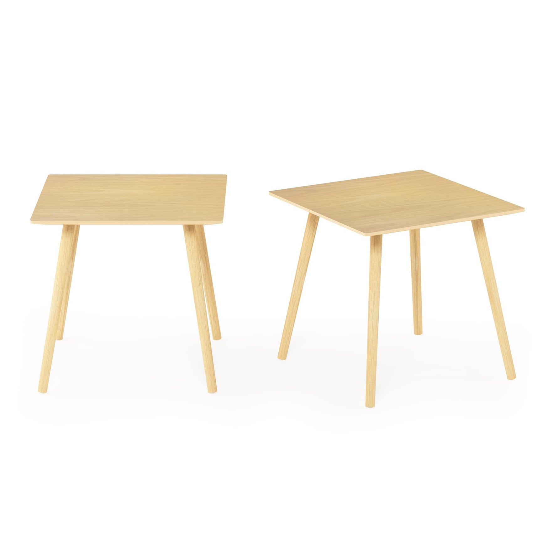 Furinno Classic Homey Square Parsons Side End Table, 1-Pack, Black