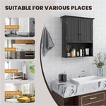 28" H x 23.5" W Wall Mount Medicine Cabinets with Adjustable Shelf and 2-Door for Bathroom Laundry Living Room