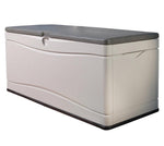 LIFETIME 60012 Extra Large Deck Box, 130 Gallon, Desert Sand/Brown