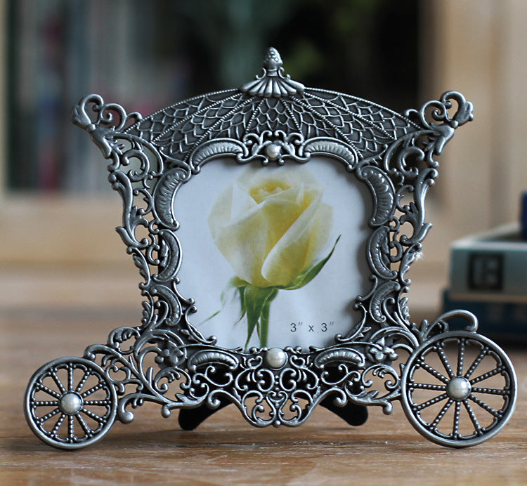 Vintage copper photo frame