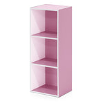 Furinno LUDER Book Shelf, 5-Cube Bookshelf, Reversible Bookcase, 9.4 x 19.5 x 31.5, Easy Assembly, for Living Room, Bedroom, Home Office, White