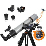 Celestron StarSense Explorer DX 102AZ App-Enabled Telescope – 102mm Refractor with Smartphone Dock & StarSense App – iPhone & Android Compatible – Easy-to-Use for Beginners