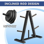 Weight Plate Rack, Weight Tree, Home Gym Storage Stand, Holds 300 lbs