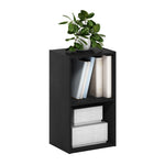 Furinno LUDER Book Shelf, 5-Cube Bookshelf, Reversible Bookcase, 9.4 x 19.5 x 31.5, Easy Assembly, for Living Room, Bedroom, Home Office, White