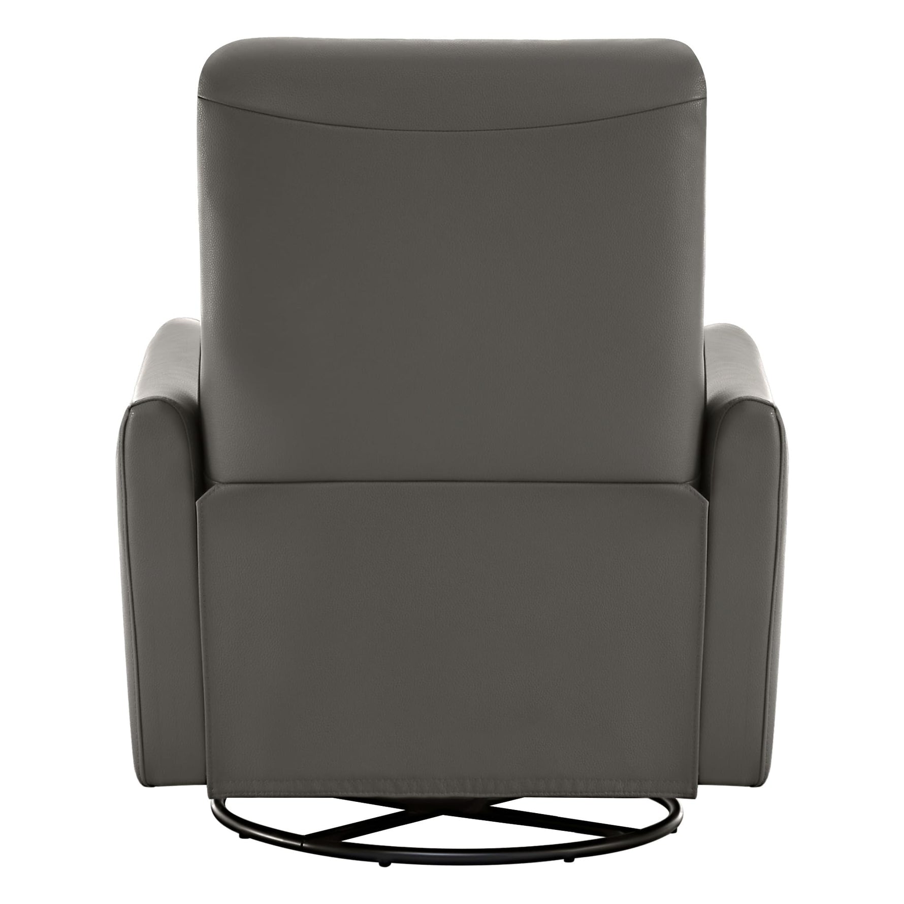 CHITA Power Recliner Chair Swivel Glider, FSC Certified Upholstered Living Room Nursery Reclining Sofa Chair with Lumbar Support, Linen