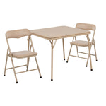 Flash Furniture Mindy Kids 5-Piece set Folding Square Table and Chairs Set for Daycare and Classrooms, Children's Activity Table and Chairs Set, Multicolor