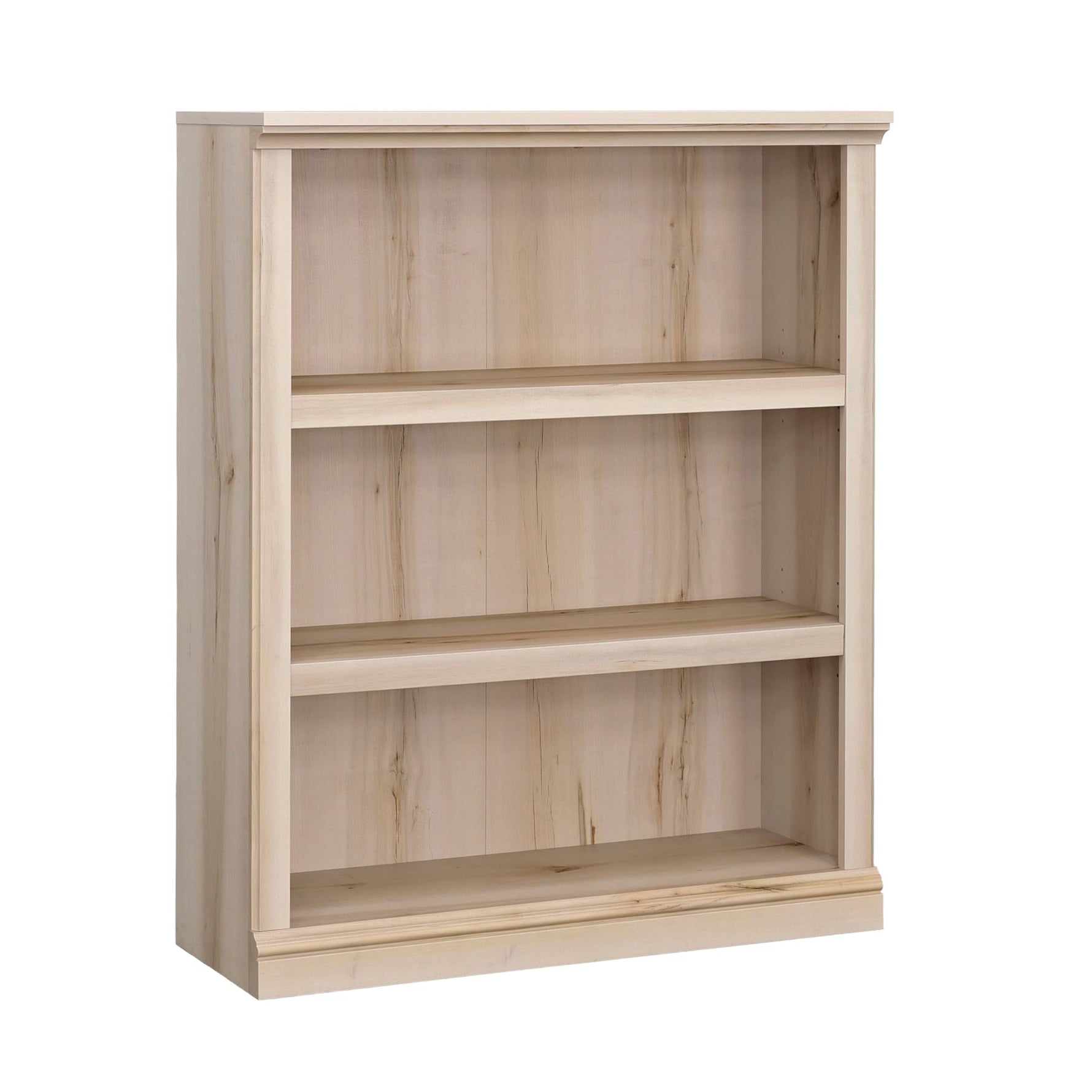 Sauder Miscellaneous Storage 3-Shelf Bookcase/ Book shelf, Oiled Oak finish