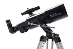 Celestron - PowerSeeker 80AZS Telescope - Manual Alt-Azimuth Telescope for Beginners - Compact and Portable - Bonus Astronomy Software Package - 80mm Aperture