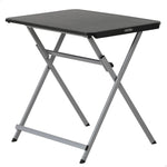 LIFETIME Small Folding Table, Personal TV Tray - Portable - Great for Kids, Camping, Cards, or Laptops - Plastic Black 30 Inch (80623)