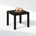 Furinno CLASSIC Coffee Table, Modern Rectangle Coffee Table with 1.8" Triple Thick Tabletop, Side Table, Toolless Assembly, for Living Room, Home Office, Black