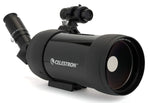 Celestron – MAK 90mm Angled Spotting Scope – Maksutov Spotting Scope – Great for Long Range Viewing – 39x Magnification with 32mm Eyepiece – Multi-Coated Optics – Rubber Armored