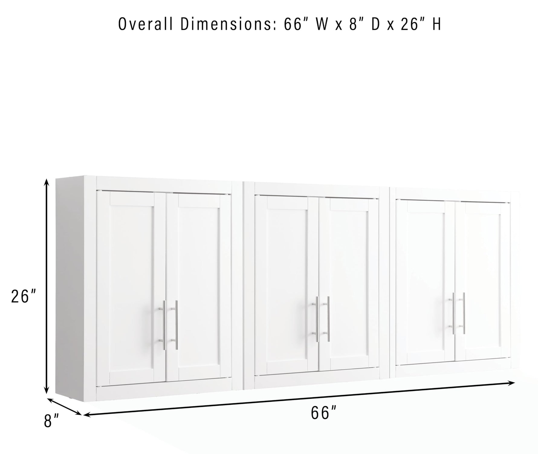 Crosley Furniture Savannah Wall Mounted Bathroom Storage Medicine Cabinet with Shelves, White
