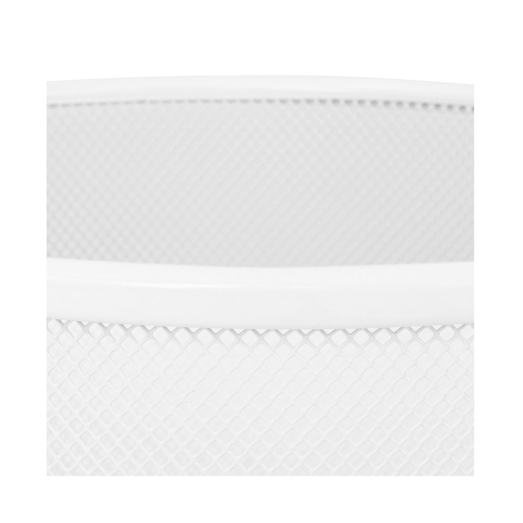 2-Pack 6-Gallon Round Steel Mesh Trash Can, Recycling Wastebasket, Black | Versatile and ventilated bin measures 13.75" high with a 11.5" top diameter