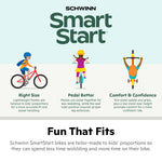 Schwinn Koen Bike, 16 Inch Bike for Kids Ages 3-7, SmartStart Ergonomic Design for Kids, Adjustable Seat Grows with your Child, Rear Coaster Brake and Front Caliper Brake, Training Bicycle