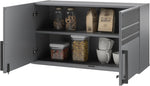 Systembuild Evolution Shelby 2 Door Storage Garage Wall Cabinet, Graphite