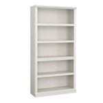 Sauder 5-Shelf Split Bookcase/ Book shelf, Oiled Oak finish