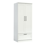 Sauder 411802 HomePlus Wardrobe/Storage Cabinet, L: 28.98" x W: 20.95" x H: 71.18", Sienna Oak finish