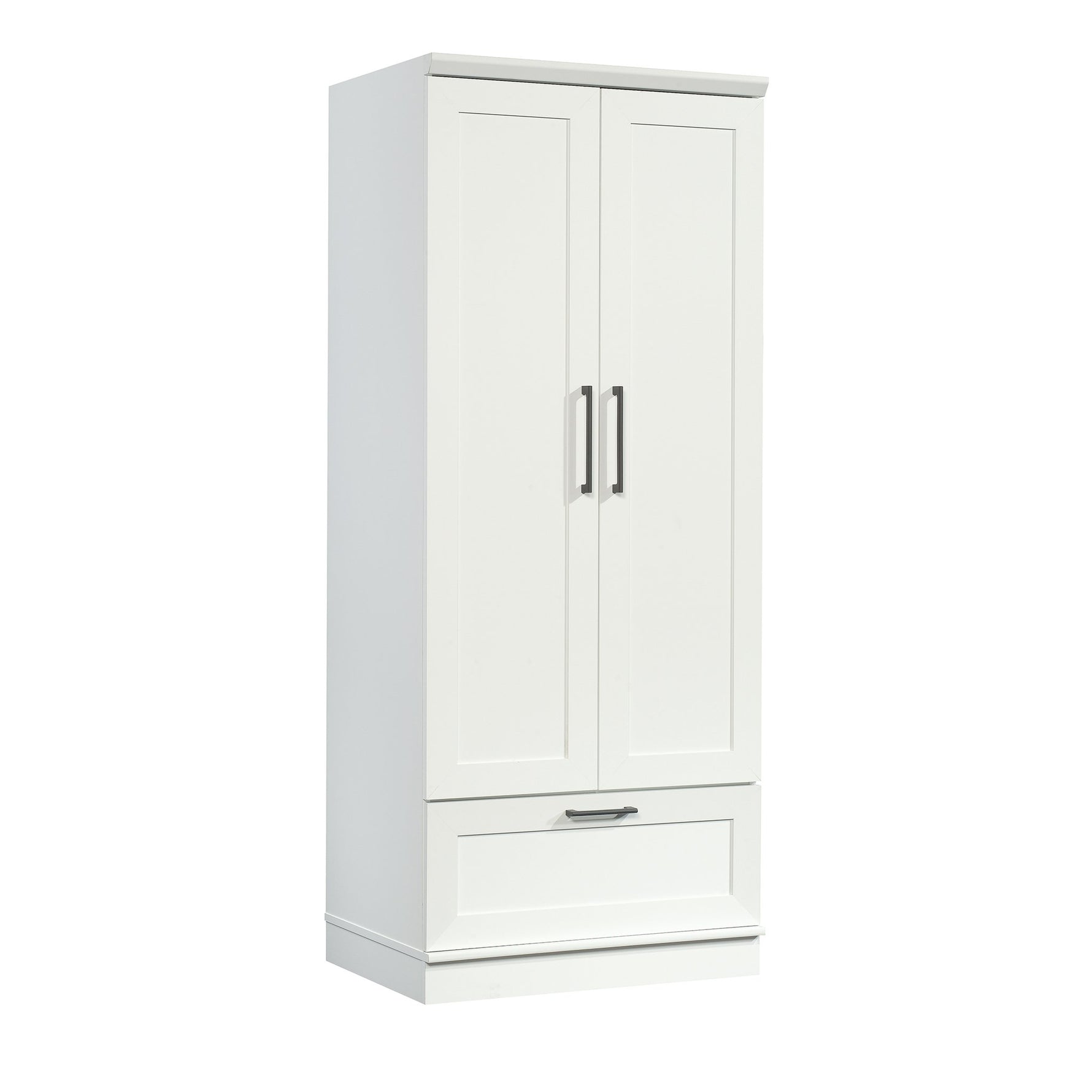 Sauder 411802 HomePlus Wardrobe/Storage Cabinet, L: 28.98" x W: 20.95" x H: 71.18", Sienna Oak finish