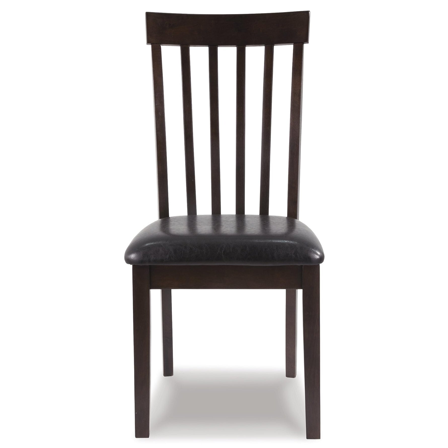 Signature Design by Ashley Hammis Rake Back Dining Room Chair, Set of 2, Dark Brown