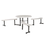 LIFETIME 260205 Picnic Table, 44-Inch, Almond