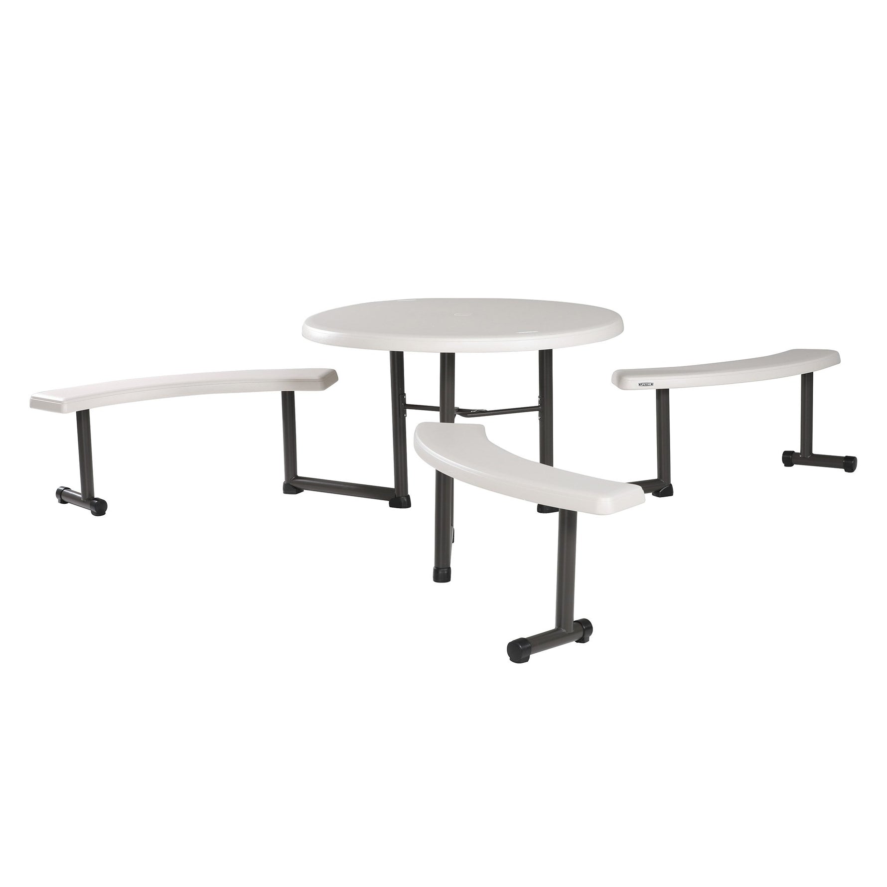 LIFETIME 260205 Picnic Table, 44-Inch, Almond