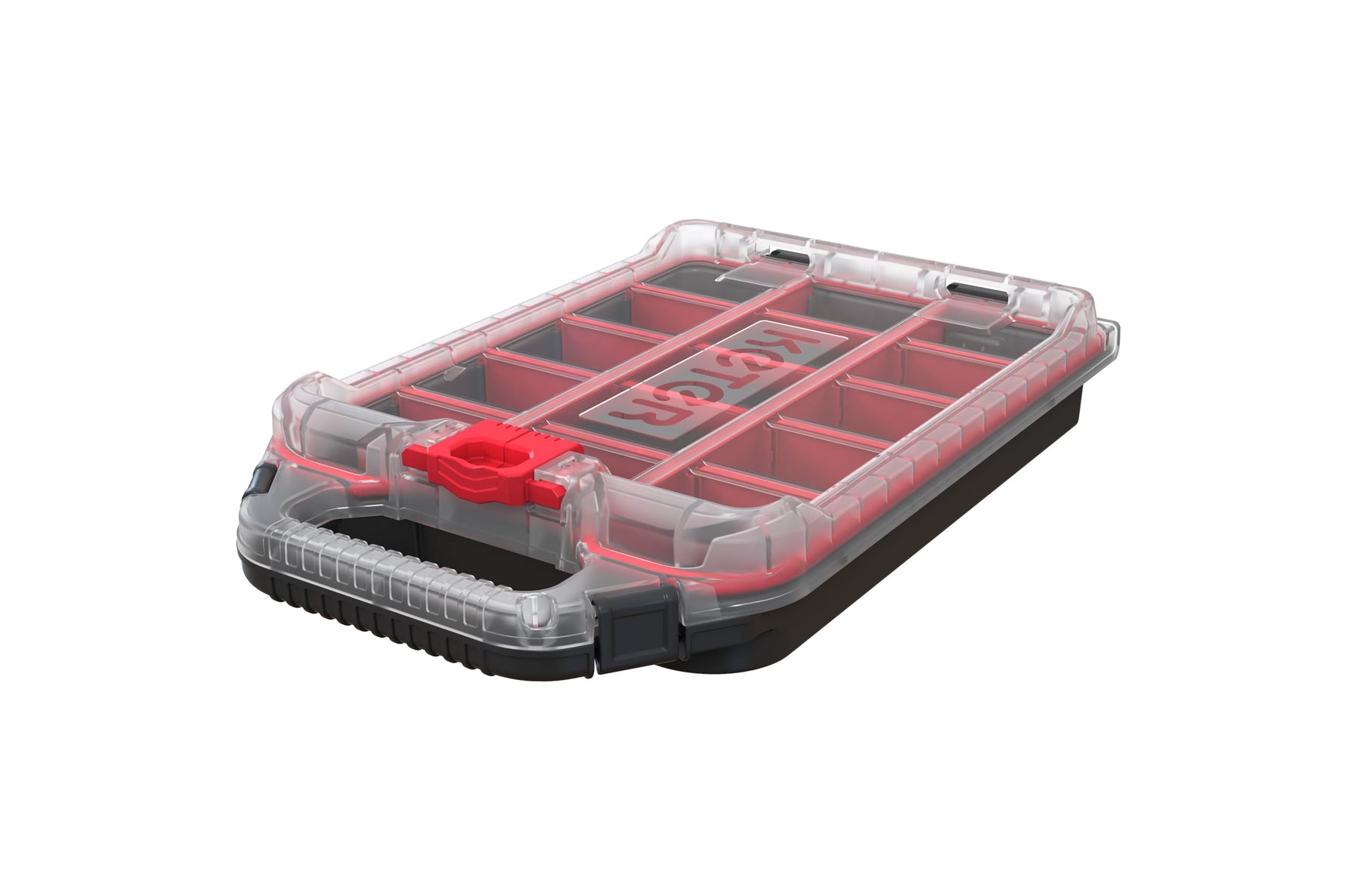 Keter Stack-n-Roll 3-Piece Rolling Tool Storage System – Includes Dolly, Tool Box & Deep Power Tool Case | Modular Mobile Tool Organizer | Stackable Design for Garage, Jobsite & Workshop