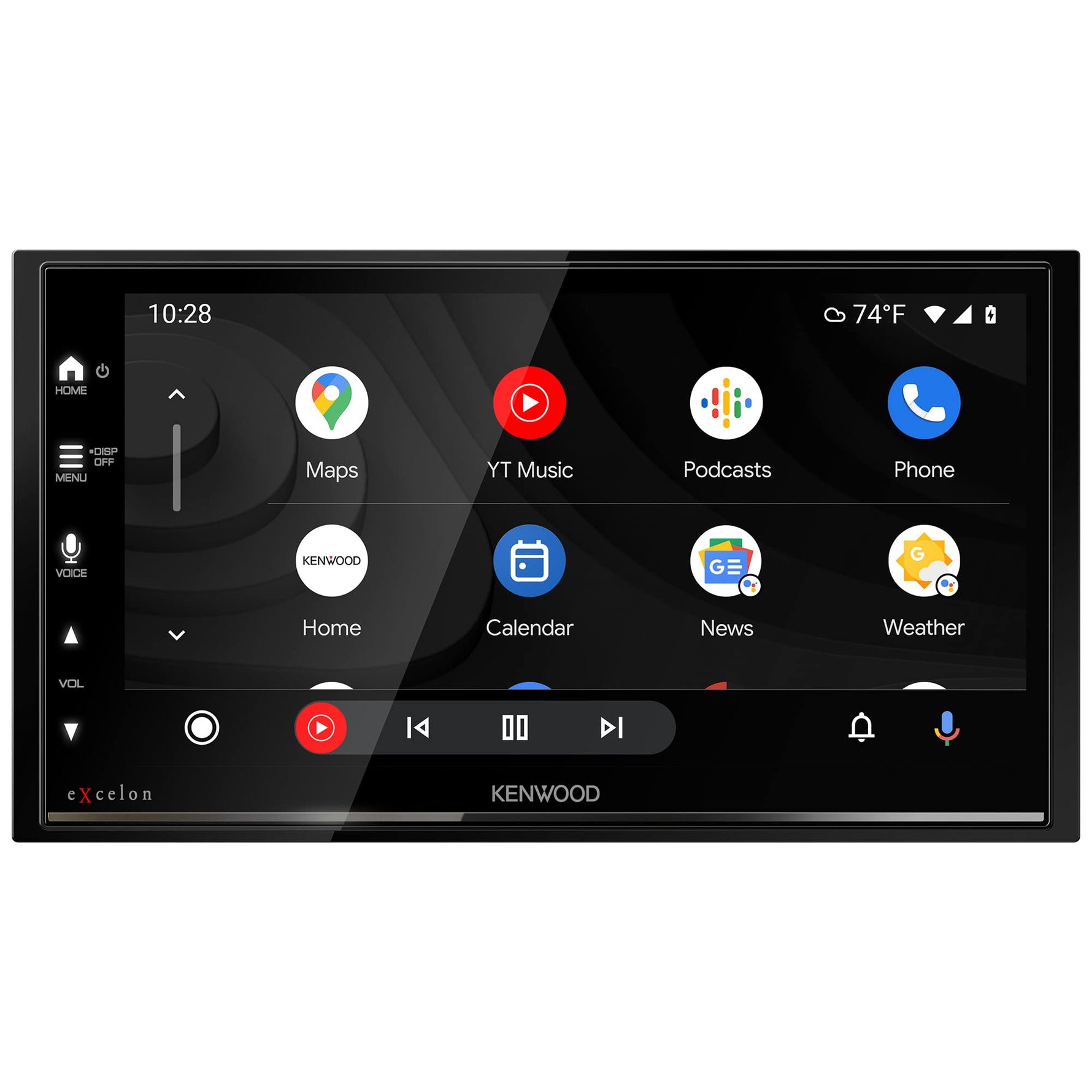 KENWOOD DMX809S eXcelon 6.95-Inch Capacitive Touch Screen, Car Stereo, Wireless and Wired CarPlay and Android Auto, Bluetooth, AM/FM HD Radio, MP3 Player, USB Port, Double DIN, 13-Band EQ, SiriusXM